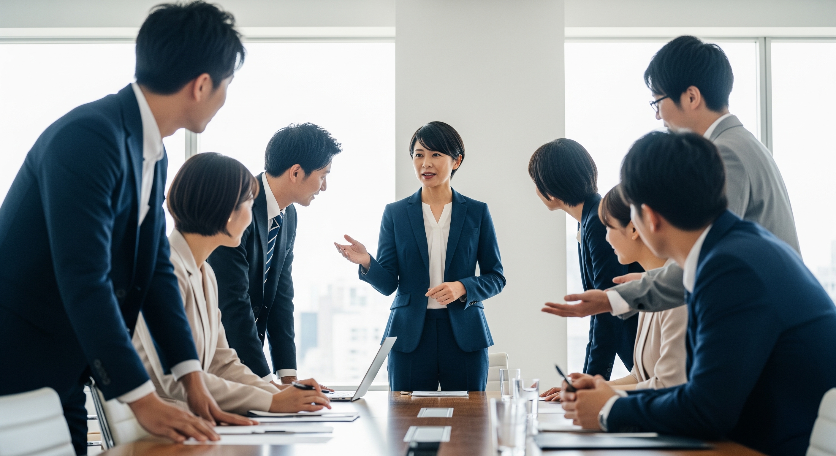 チームでAIを活用している様子